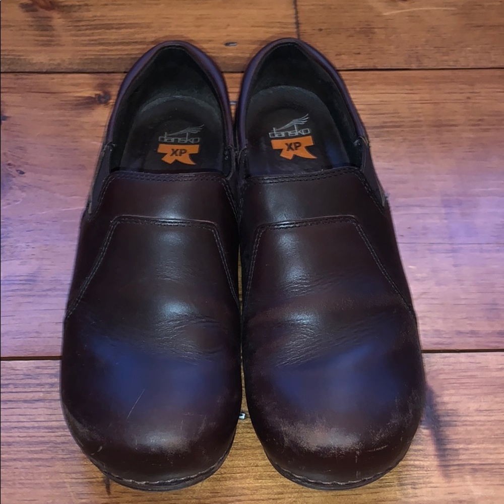 Dansko XP brown leather clogs size 41